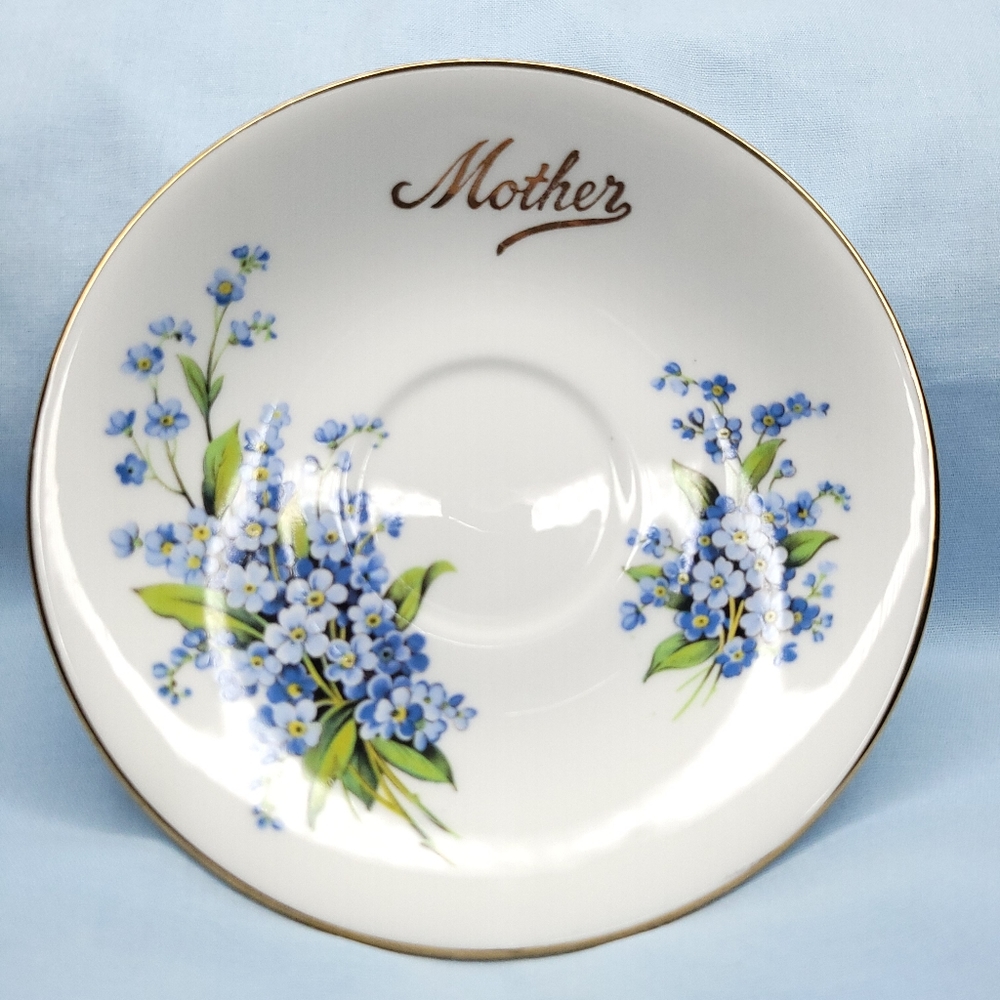LEFTON Bone China Floral Saucer 5 1/2"
